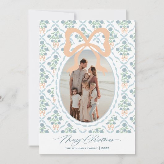グランドミレニアルコケットのクリスマスフォトカード シーズンカード (正面)