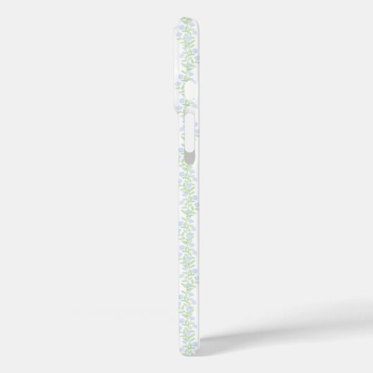 グランドミレニアルコケ名門私立校風のットブルーフローラ Case-Mate iPhoneケース (裏面 / 左)