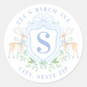 グランドミレニアルディアクレストモノグラムアドレス ラウンドシール (正面)