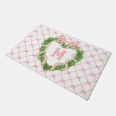 グランドミレニアルハートリースモノグラム ドアマット (アングル)