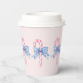 グランドミレニアルピンクキャンディカンとブルーボウ 紙コップ (裏面)