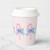 グランドミレニアルピンクキャンディカンとブルーボウ 紙コップ (右)