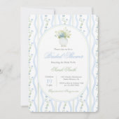 グランドミレニアルブルージンジャージャーブライダルシャワー 招待状 (正面)