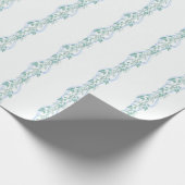 グランドミレニアルブルーボウガーランド ラッピングペーパー (角)