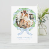 グランドミレニアルブルーリースクリスマスフォトカード シーズンカード (スタンド正面)