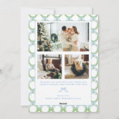 グランドミレニアルブルーリースクリスマスフォトカード シーズンカード (裏面)