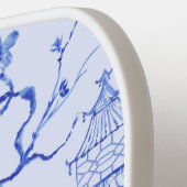 グランドミレニアルブルー&ホワイトチャイノワジェリーパゴダ ピックルボールラケット (左詳細)