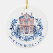 グランドミレニアルホリデイ | 新しいホーム セラミックオーナメント (正面)