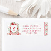 グランドミレニアルホリデー crest | クリスマスモノグラム ラベル (インサイチュ)