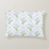 グランドミレニアル名門私立校風のアジサイ・トレリス アクセントクッション (裏面)