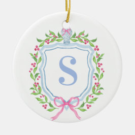 グランドミレニアル生姜ジャクレストモノグラム セラミックオーナメント