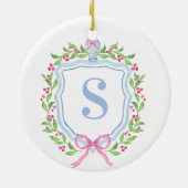 グランドミレニアル生姜ジャクレストモノグラム セラミックオーナメント (裏面)