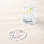 グランドミレニアル フローラル クレスト モノグラム | ブライダル  ペーパーコースター (インサイチュ)