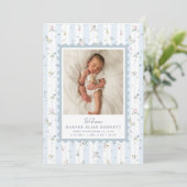 グランドミレニアル ブルー 誕生発表 フォト カード (スタンド正面)