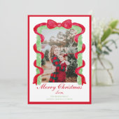 グランドミレニアル プレッピー レッド ボウ ガーランド フォト シーズンカード (スタンド正面)