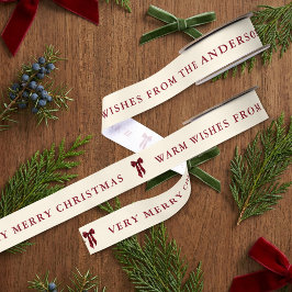 グランドミレニアル レッドボウ クリスマスおめでとう グログランリボン