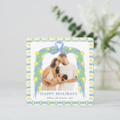 グランドミレニアル レモン ブルー シノワズリー ワンフォト シーズンカード (スタンド正面)