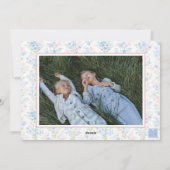 グランドミレ名門私立校風のニアルクリスマスモノグラムクレスト シーズンカード (裏面)