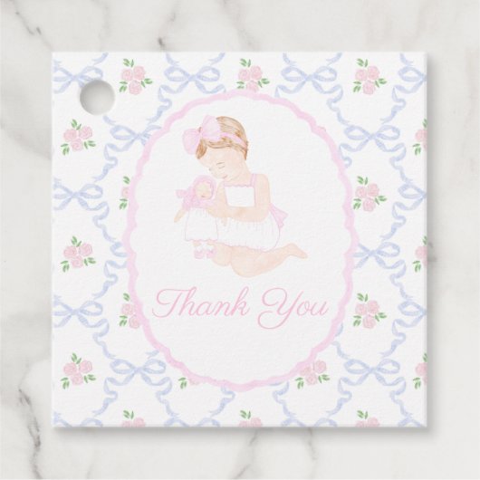 グランドミレ名門私立校風のンニアルドリー&私ありがとうラベル フェイバータグ (正面)