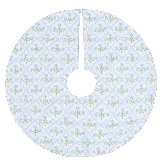 グランドミレ名門私立校風のンニアルブルーアジサイ ブラッシュドポリエステルツリースカート (正面)