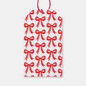 グランドミレ名門私立校風のンニアルレッドボーズガーランドサンタ ギフトタグ (裏面)