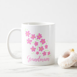 グランドムームピンクお洒落の花マグカップ コーヒーマグカップ