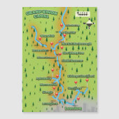 グランドユニオン運河の地図 (正面)