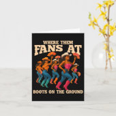 グランドラインのブーツでファンDancin カード (黄色い花)