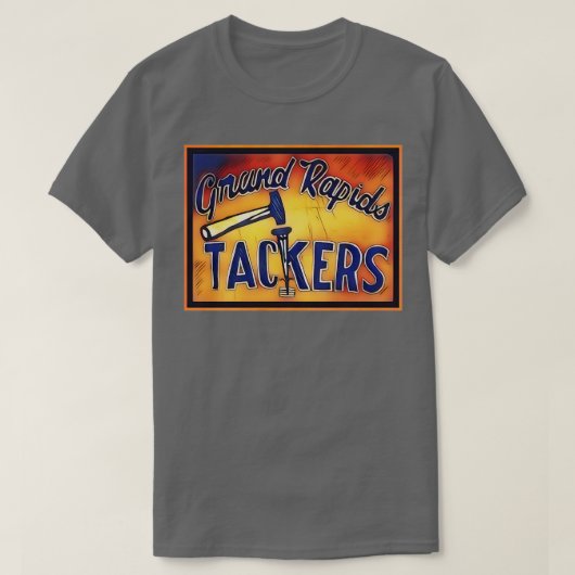 グランドラピッズタッカーズバスケットボール Tシャツ (デザイン正面)