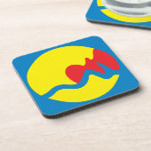 グランドラピッズ市旗 コースター (左側)