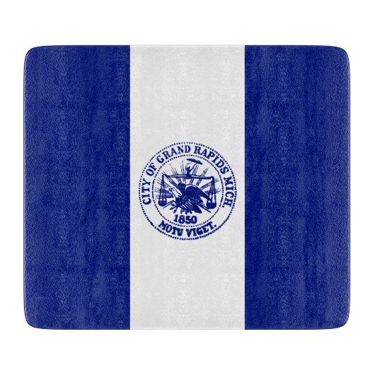 グランドラピッド州旗（ミシガン市） カッティングボード (正面)