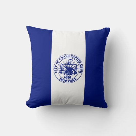 グランドラピッド州旗（ミシガン市） クッション (正面)