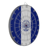 グランドラピッド州旗（ミシガン市） ダーツボード (正面左)