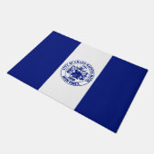 グランドラピッド州旗(ミシガン市) ドアマット (アングル)