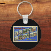 グランドラピッド・ミシガンの挨拶 キーホルダー (正面)