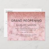 グランドリオーキングバラ金ゴールドグリッターサロン 案内ポストカード (正面/裏面)