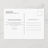 グランドリオーキングバラ金ゴールドグリッターサロン 案内ポストカード (裏面)