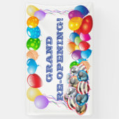 グランドリオープカスタムニング用ビニールバナー3' x 5'バナー 横断幕 (縦)