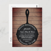 グランドリオープンレストランスキレットウッド素朴 ポストカード (正面/裏面)