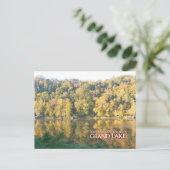 グランドレイクオクラホマポストカード秋色 ポストカード (スタンド正面)