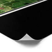 グランドレイクセリーナオハイオ衛星ポスターマップ ポスター (角)