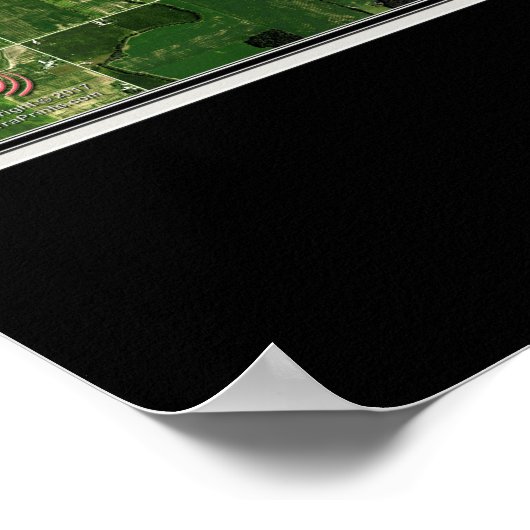 グランドレイクセリーナオハイオ衛星ポスターマップ ポスター (角)