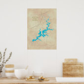 グランドレイクOKマップタン19 ポスター (キッチン)