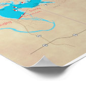 グランドレイクOKマップタン21ポスター ポスター (角)