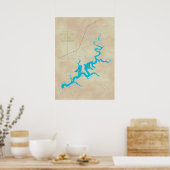 グランドレイクOKマップタン21ポスター ポスター (キッチン)