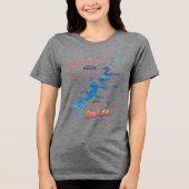 グランドレイクOK地図Tシャツ トライブレンドTシャツ (正面)