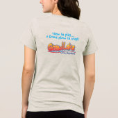 グランドレイクOK遊びに来てTシャツ2 トライブレンドTシャツ (裏面)