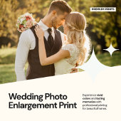 「グランドロマンス」 | 36x24カスタムウェディング フォトプリント