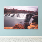 グランド滝、ジョプリン、ミズーリ キャンバスプリント (インサイチュ (ウッドフロア))