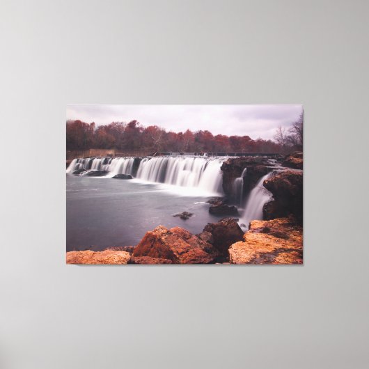 グランド滝、ジョプリン、ミズーリ キャンバスプリント (正面)